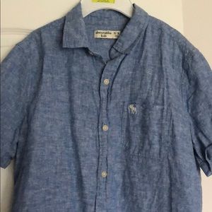 Abercrombie kid button down shirt